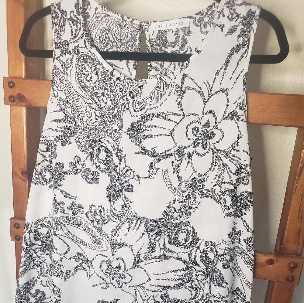 Med floral dress tank